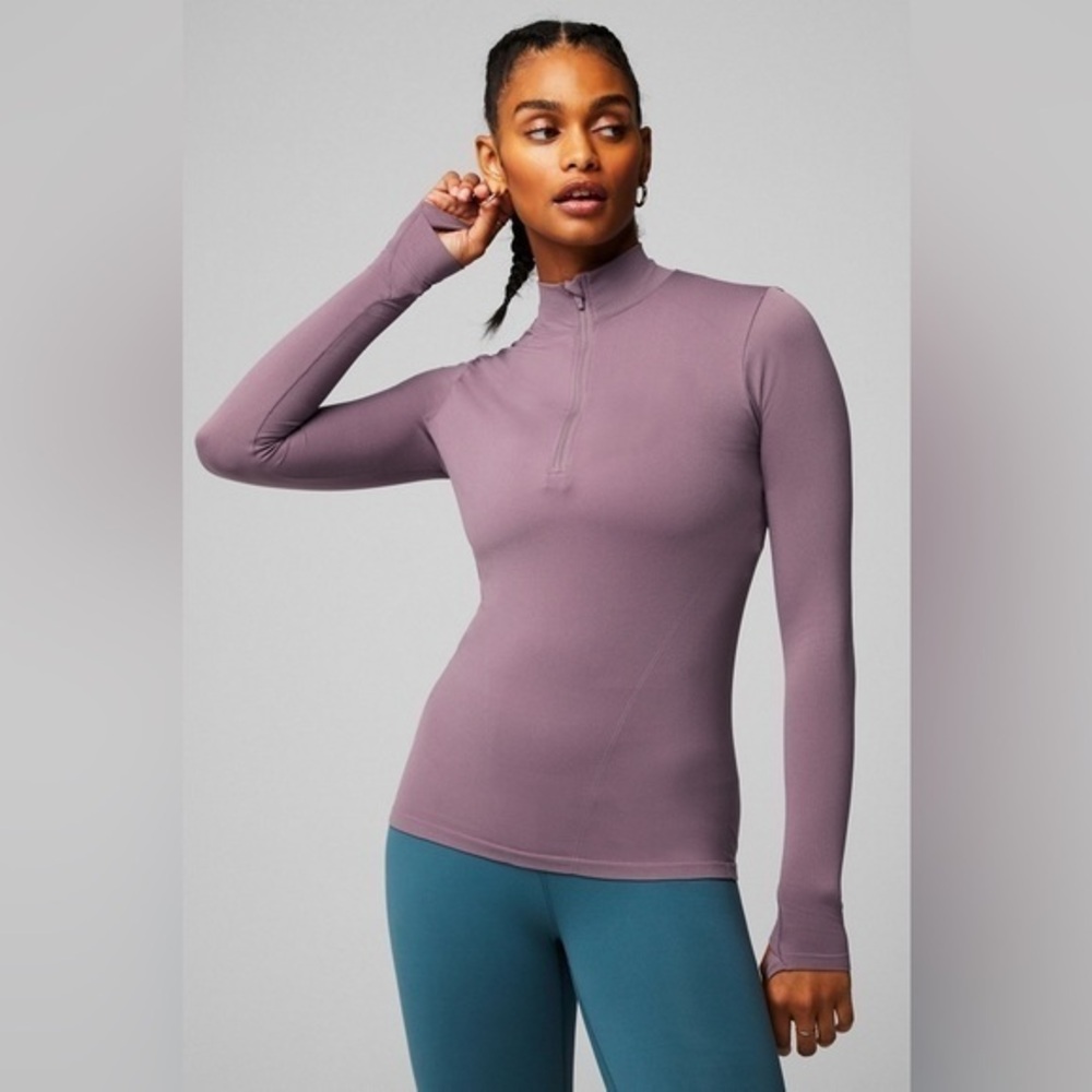 Fabletics Women's Long‎ Sleeve Purple Top